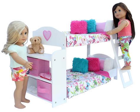 american girl doll bed|18 Inch Doll Beds & Bedroom Accessories .